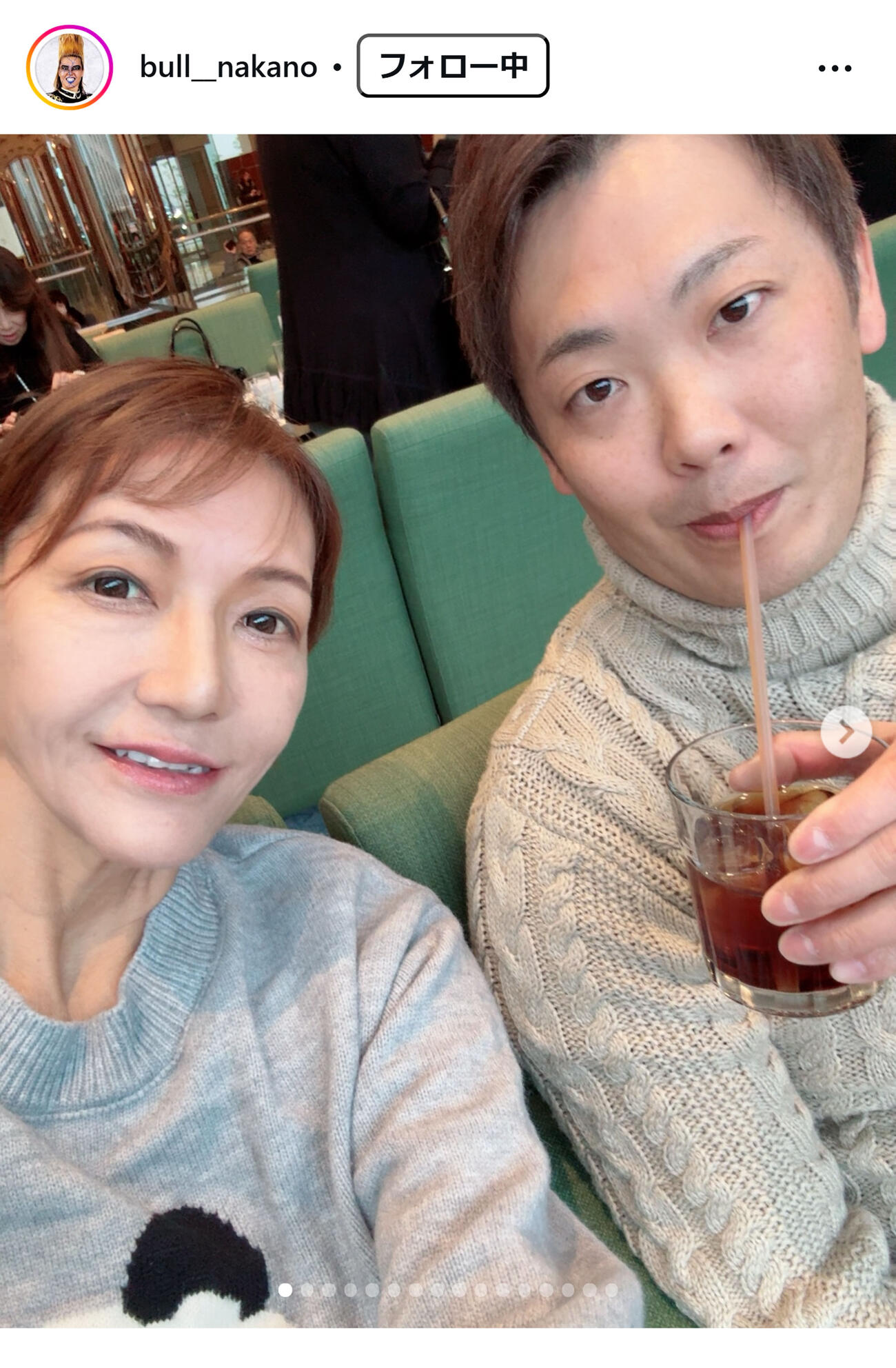 ブル中野のインスタグラムから
