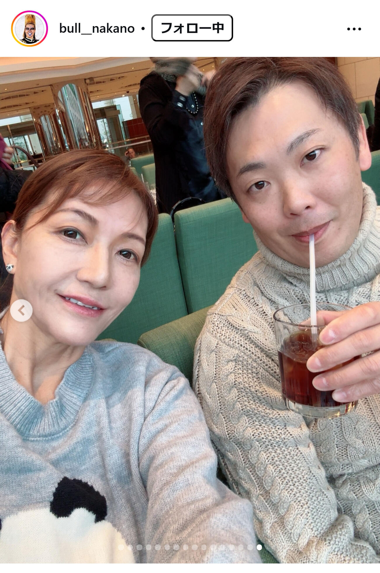 ブル中野のインスタグラムから