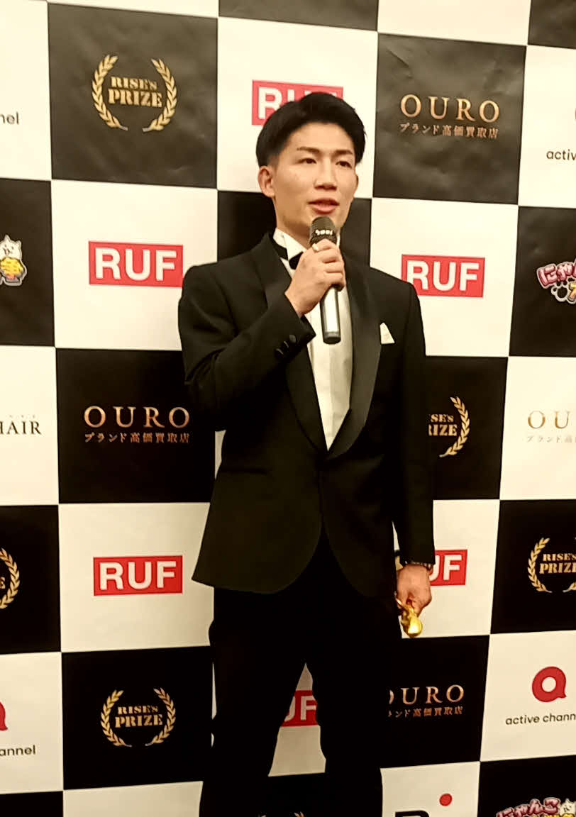 MVP賞を受賞した安本晴翔