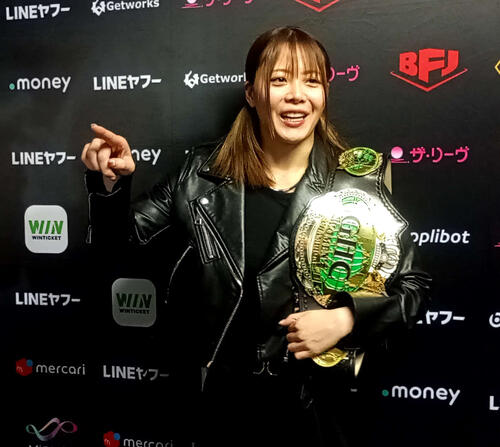 ノア】GHC女子王者・岩谷麻優降臨、愚零闘咲夜に「来週ベルトをかけて