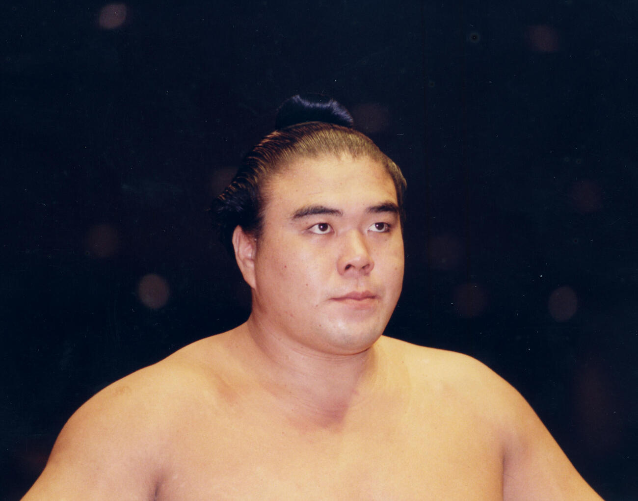 力士・孝乃富士時代の安田忠夫さん（1989年9月19日撮影）