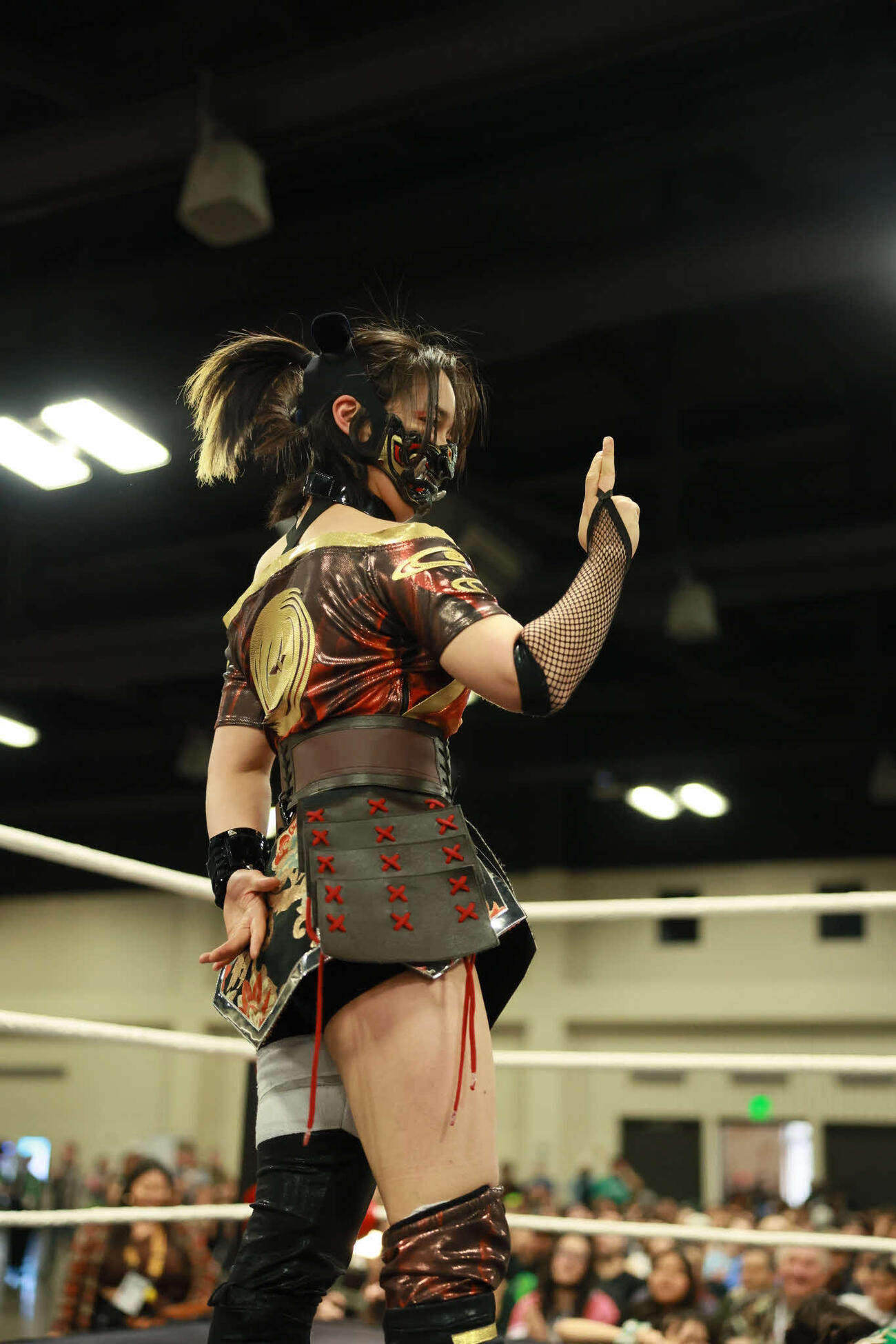 勝利したハットリ桜（C）東京女子プロレス