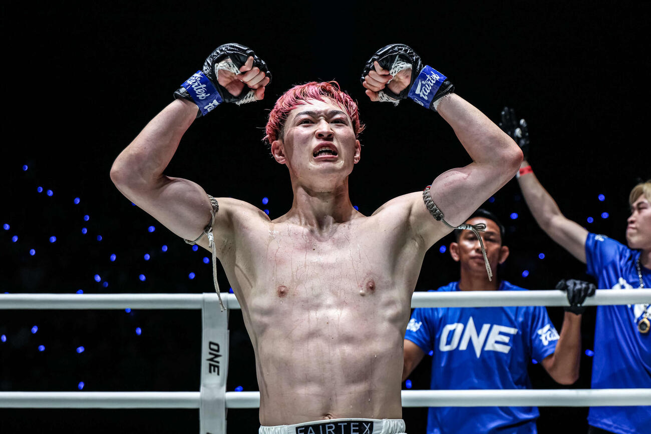 判定勝ちした古村光（C）ONE Championship