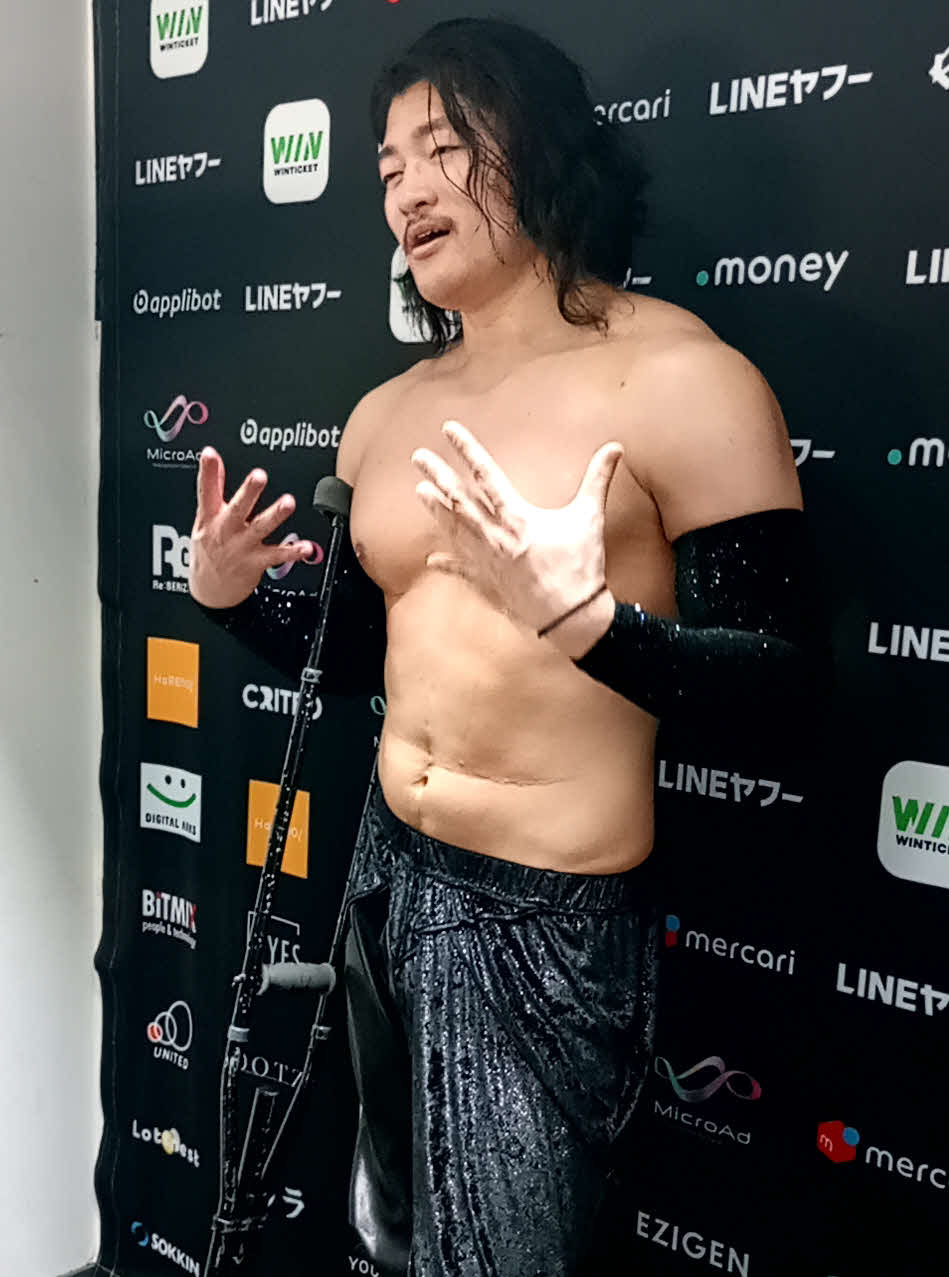 試合後、内藤哲也とRYUSEIをこき下ろしたOZAWA