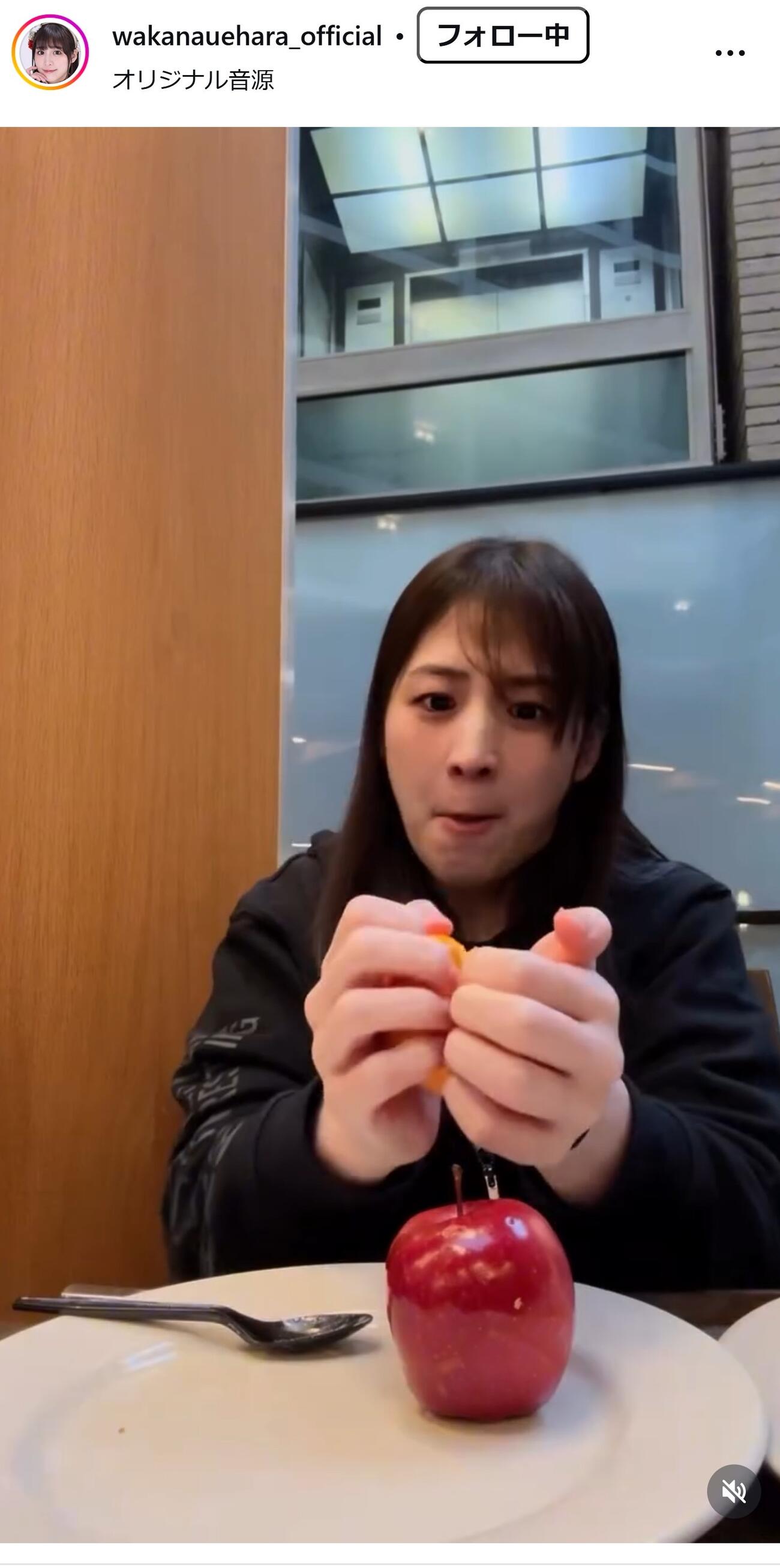 上原わかなのインスタグラムから