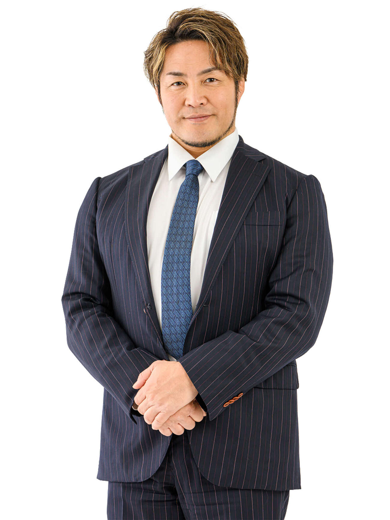 「newsおかえり」のレギュラーコメンテーター就任が決まった新日本プロレスの棚橋弘至社長（C）新日本プロレス