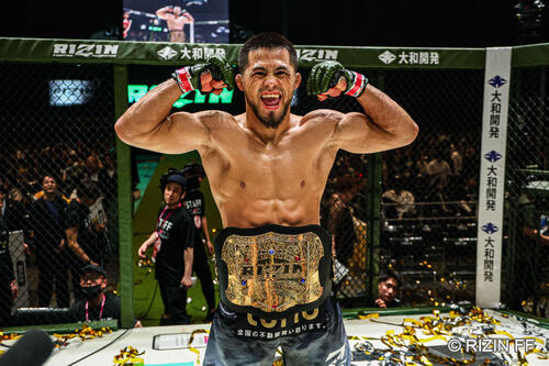 久保優太に圧勝したシェイドゥラエフ(C)RIZIN FF