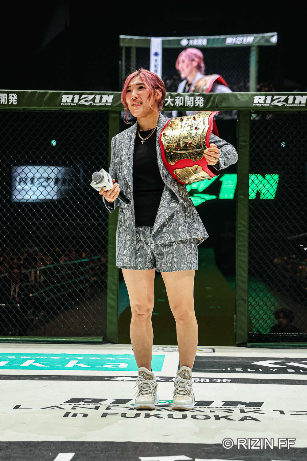 妊娠を発表した伊澤星花（C）RIZIN FF