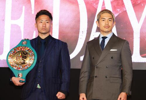 井上拓真、井岡一翔との東京ドーム防衛戦へ「勝つよ」 短い言葉で決意