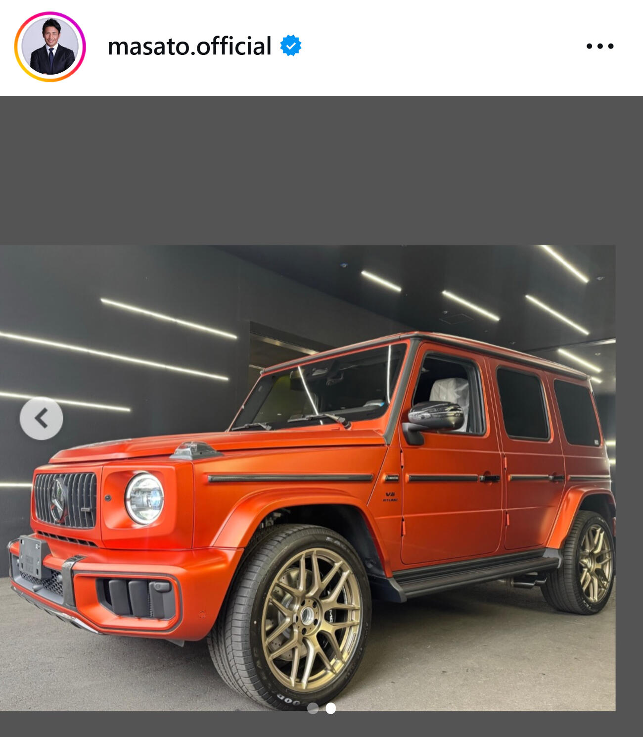 魔裟斗のインスタグラムから