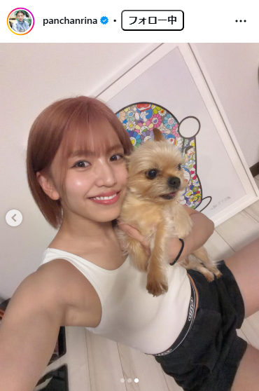 ぱんちゃん璃奈のインスタグラムから