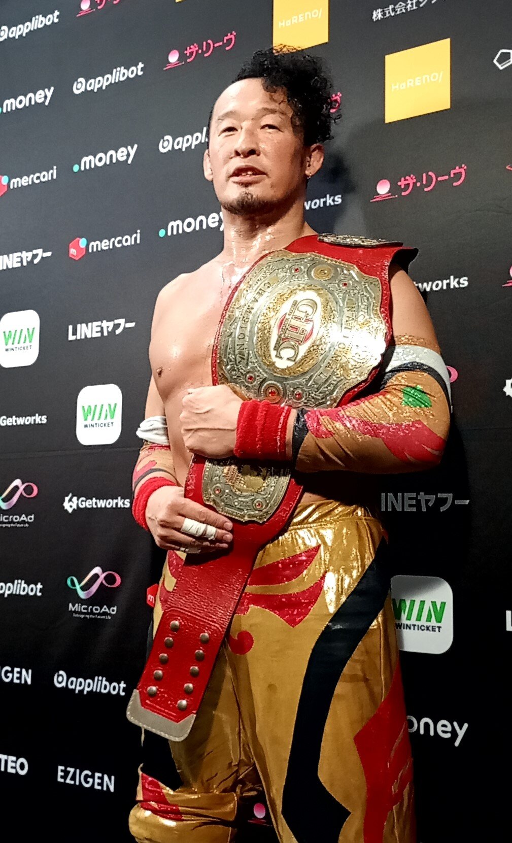 GHCナショナル王座を戴冠した丸藤正道