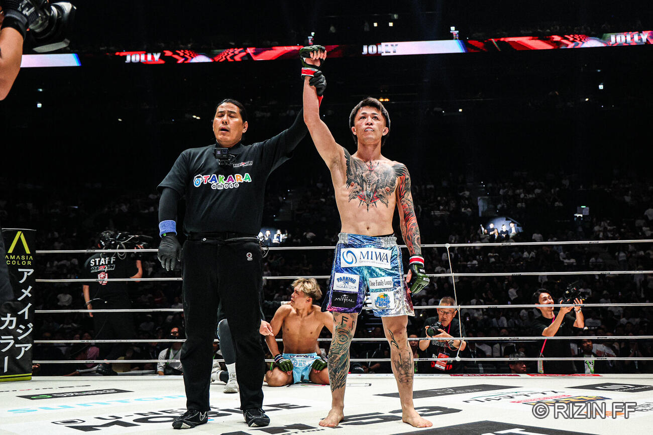圧勝したジョリー（C）RIZIN FF