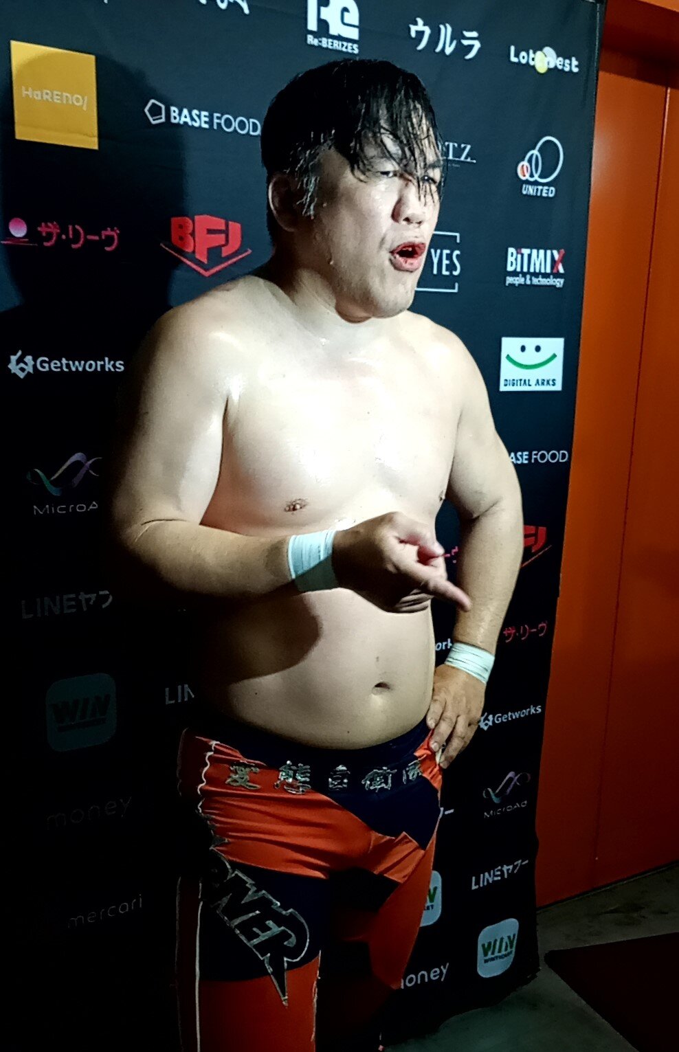 田中を絞め落とすと宣言した佐藤光留