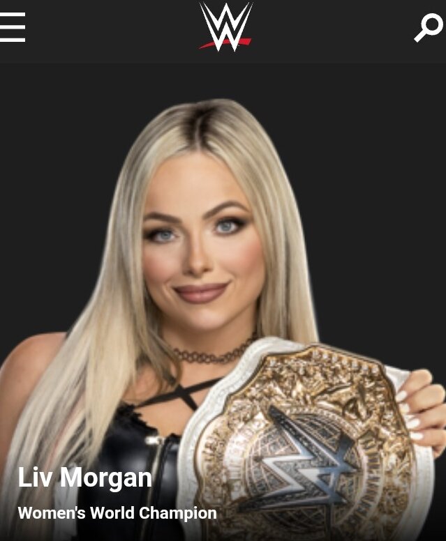 WWE女子世界王者リブ・モーガン（WWE公式サイトから）