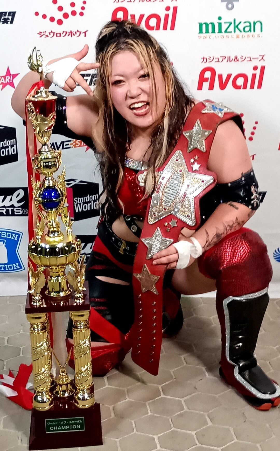 ワールド・オブ・スターダム王座を初戴冠した鈴季すず