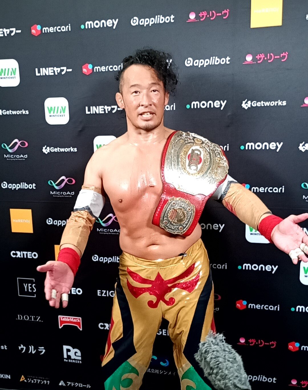 GHCナショナル王座V2を達成した丸藤正道