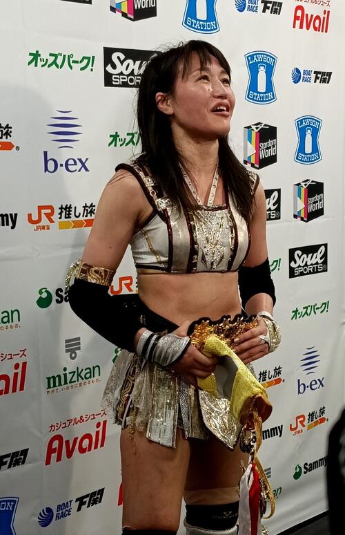 スターダム】朱里がなつぽい下しIWGP5度目防衛「IWGPでメインやったの