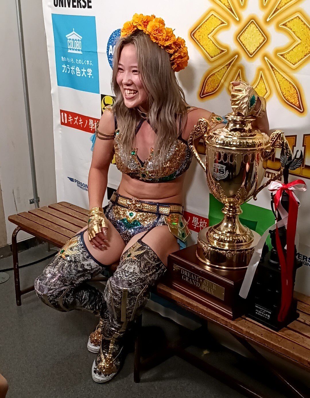 優勝したビクトリア弓月