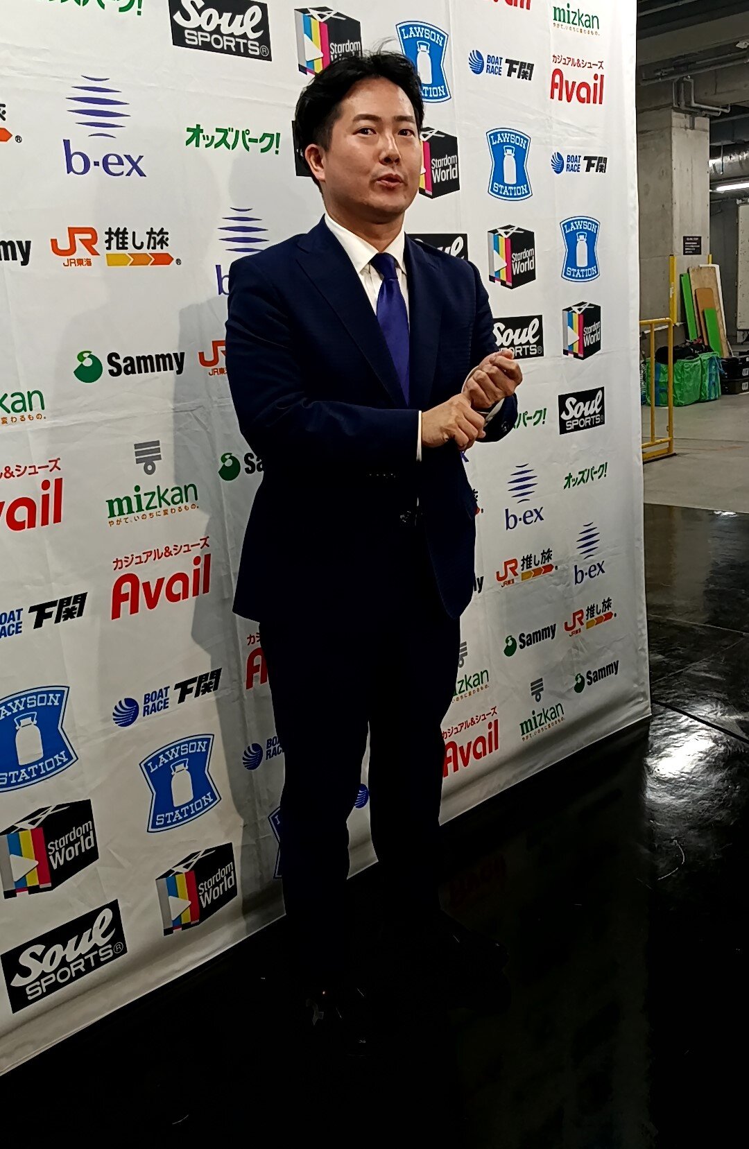 大会を総括したスターダム岡田太郎社長