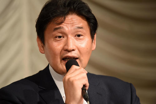 一般社団法人貴乃花道場設立を発表する元貴乃花親方の花田光司氏（撮影・横山健太）