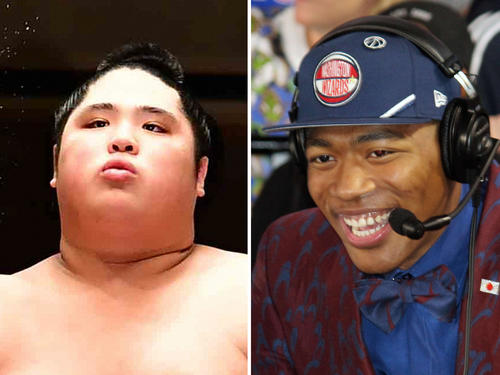 貴源治（左）と八村塁