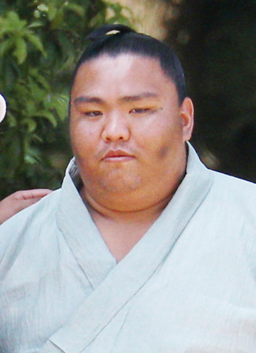 関脇御嶽海（19年5月10日撮影）