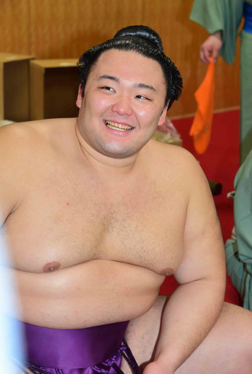 朝乃山（2019年11月24日撮影）