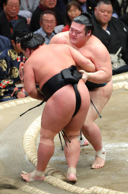 張本勲氏も観戦 豪快な塩まき照強 ８日目写真特集 大相撲ライブ速報写真ニュース 日刊スポーツ