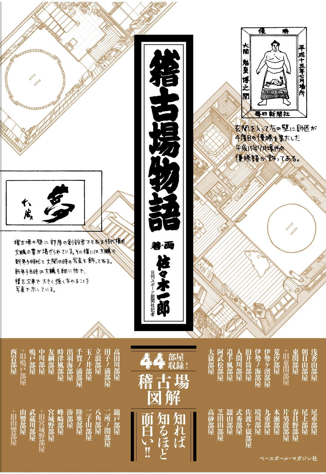 佐々木一郎著「稽古場物語」の表紙
