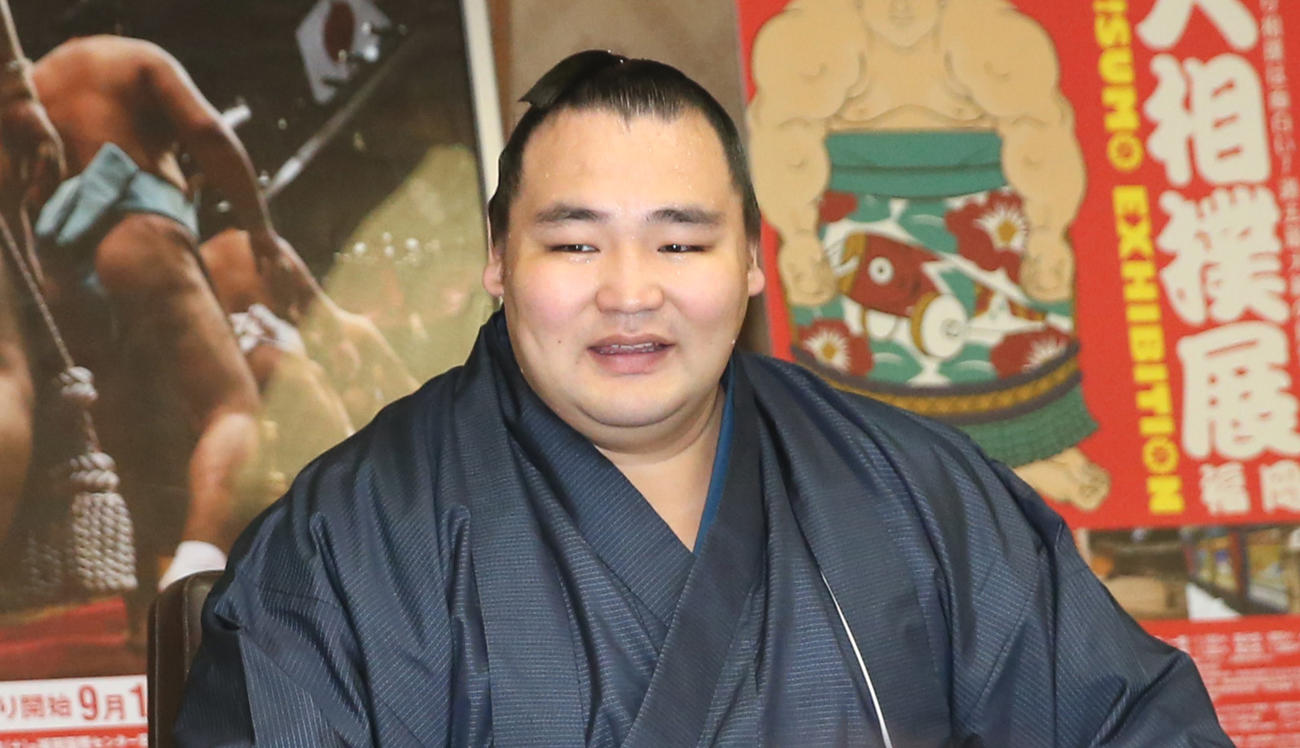 横綱鶴竜（2019年10月29日撮影）