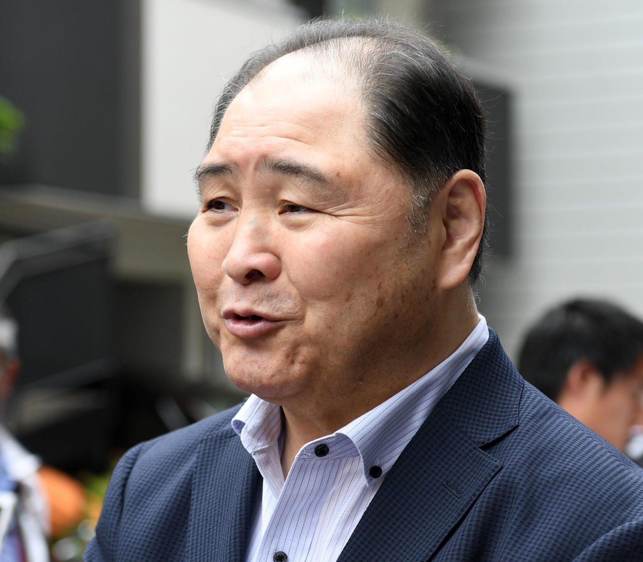 尾車親方（2019年5月7日撮影）