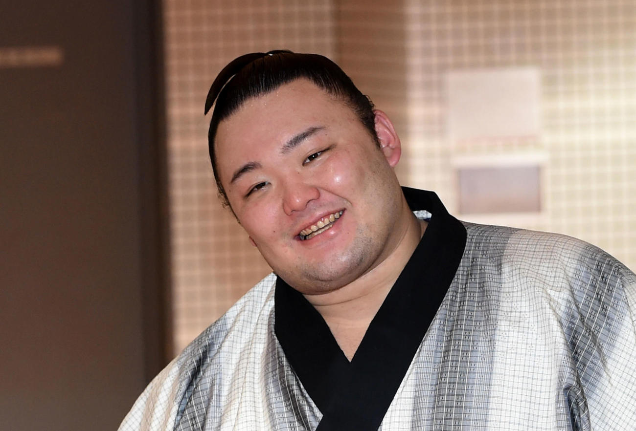 朝乃山（2020年3月20日撮影）