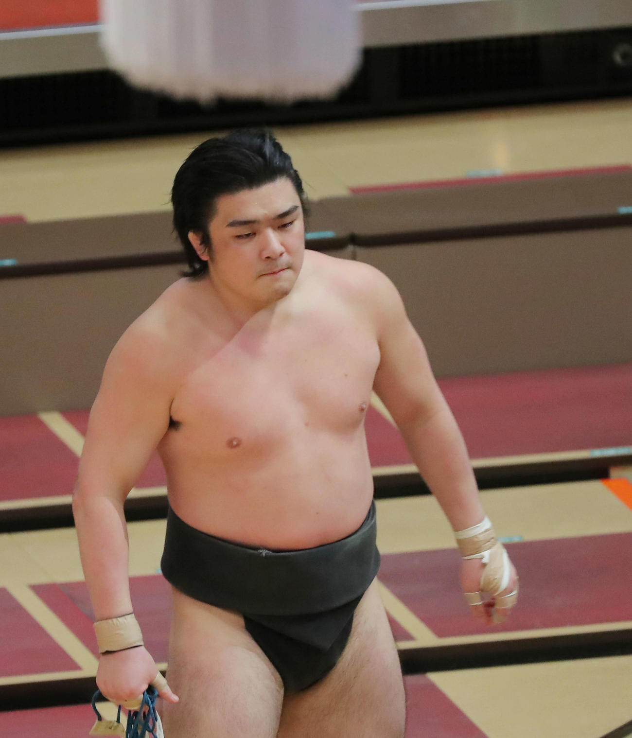 序二段優勝の竹岡（撮影・河田真司）