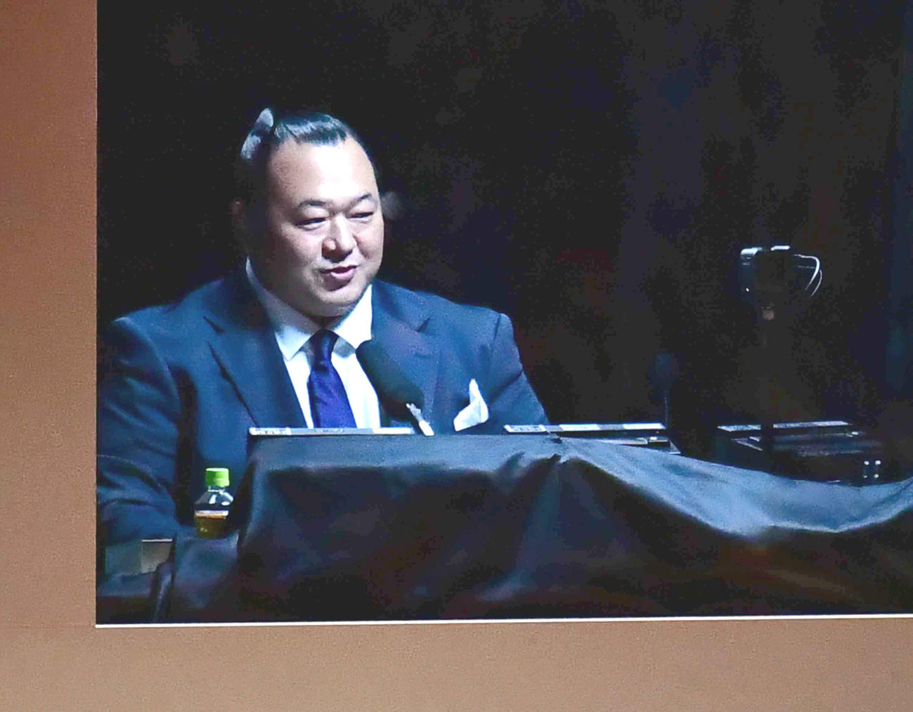 元豊ノ島の井筒親方（2020年7月23日撮影）