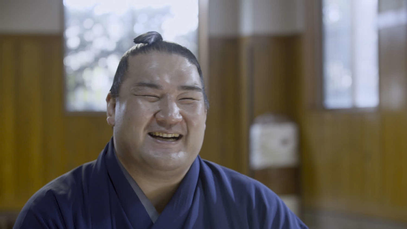 10月30日公開の大相撲ドキュメンタリー映画「相撲道」で特集された幕内力士の竜電（2020「相撲道～サムライを継ぐ者たち～」製作委員会提供）
