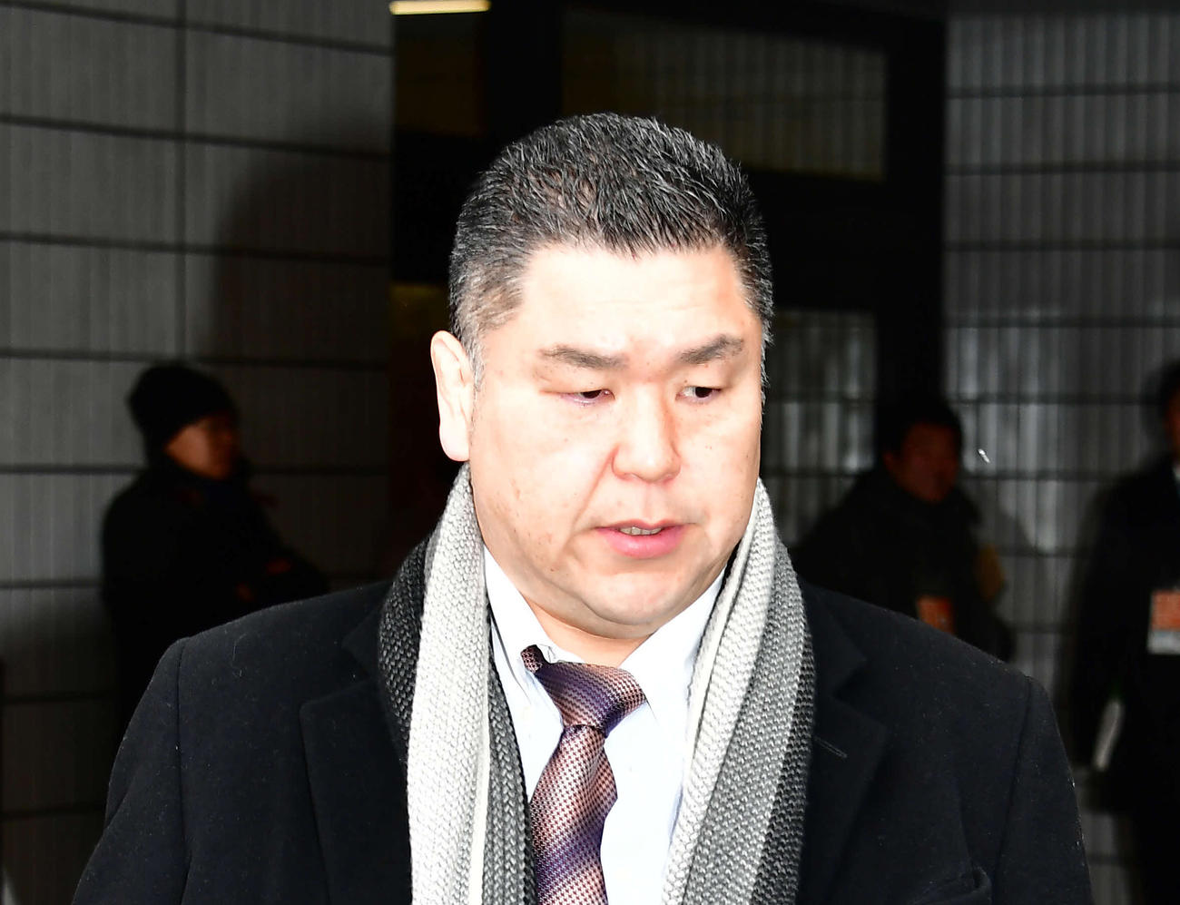 松ケ根親方（元玉力道）（2018年2月2日撮影）