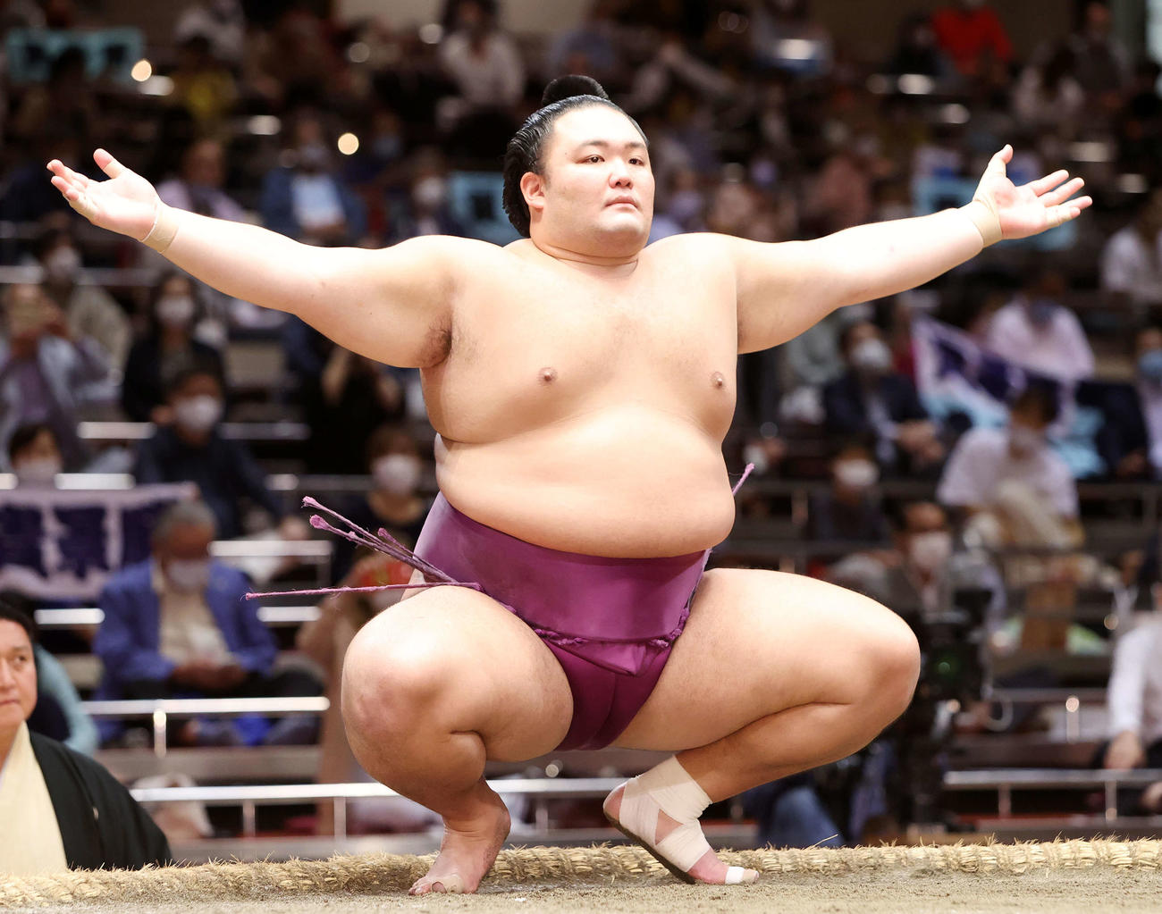 朝乃山（2020年9月27日撮影）