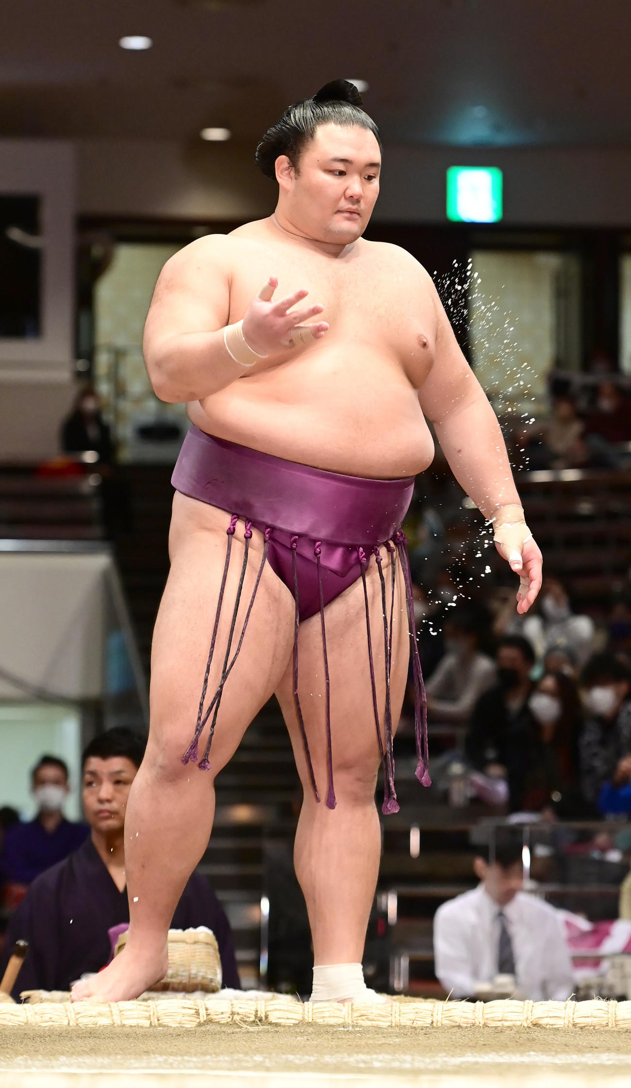 朝乃山（2020年11月9日撮影）