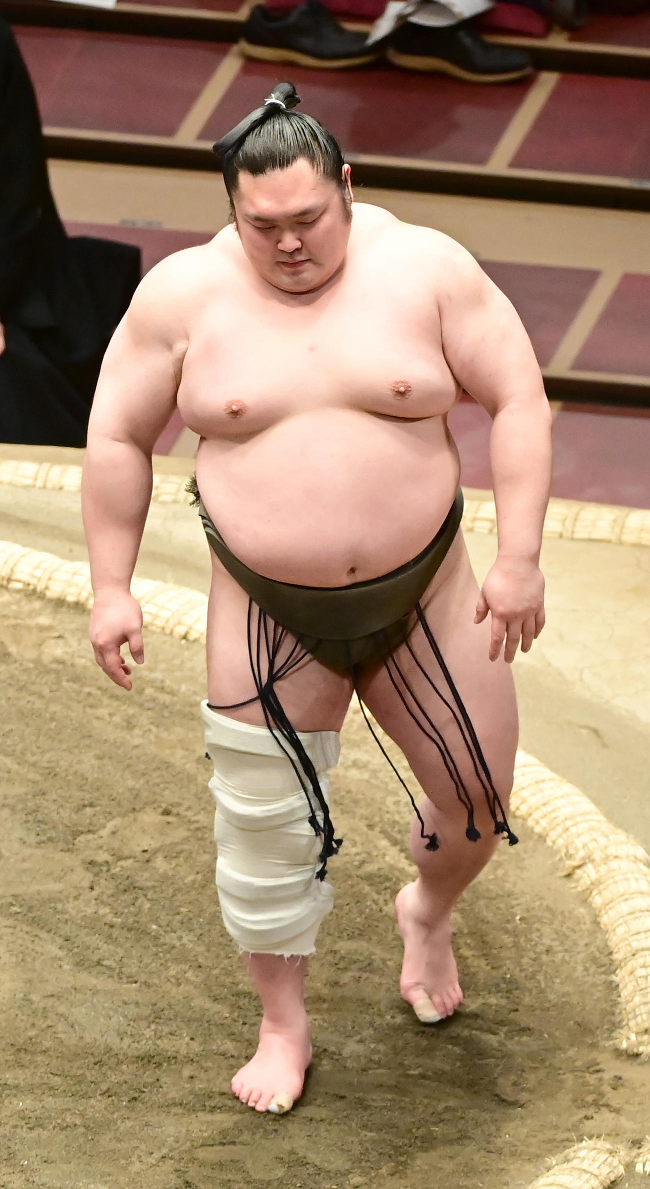 序二段優勝を決めた野上（撮影・小沢裕）