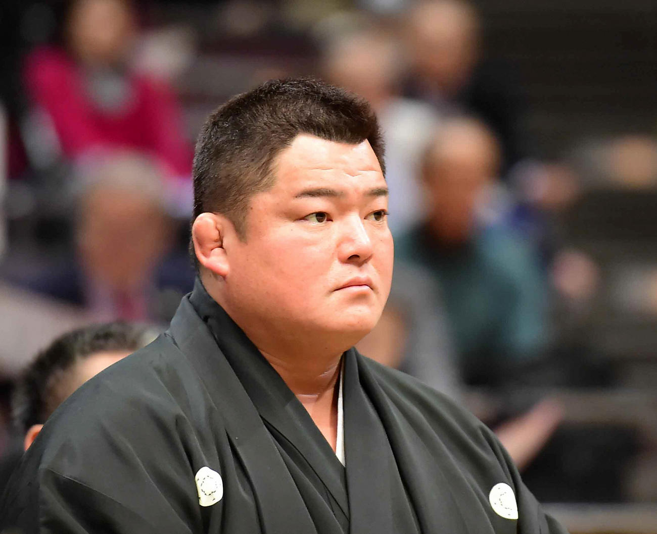 元前頭時津海の時津風親方（2019年1月17日撮影）