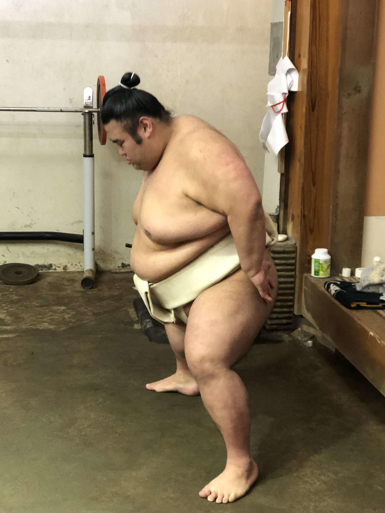 春場所に向けて稽古をする貴景勝（日本相撲協会提供）