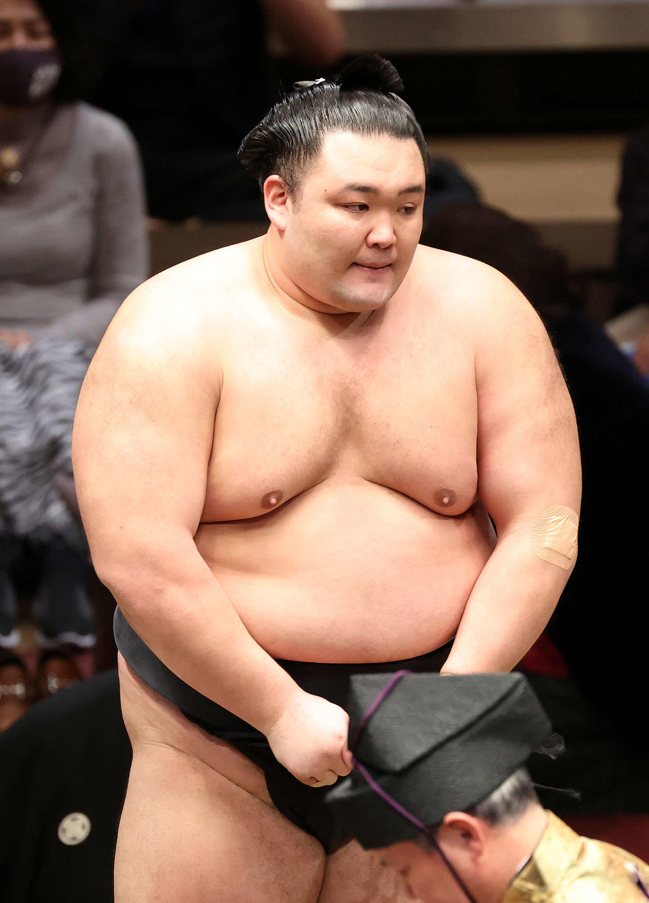 朝乃山（2021年1月21日撮影）