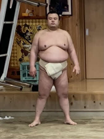 夏場所に向けて稽古に励む英乃海（日本相撲協会提供）