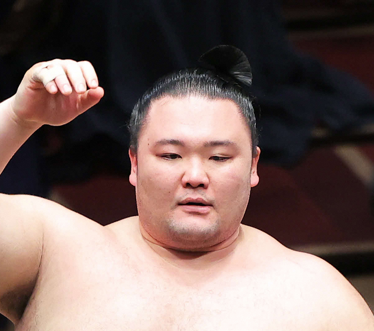 朝乃山（2021年5月17日撮影）
