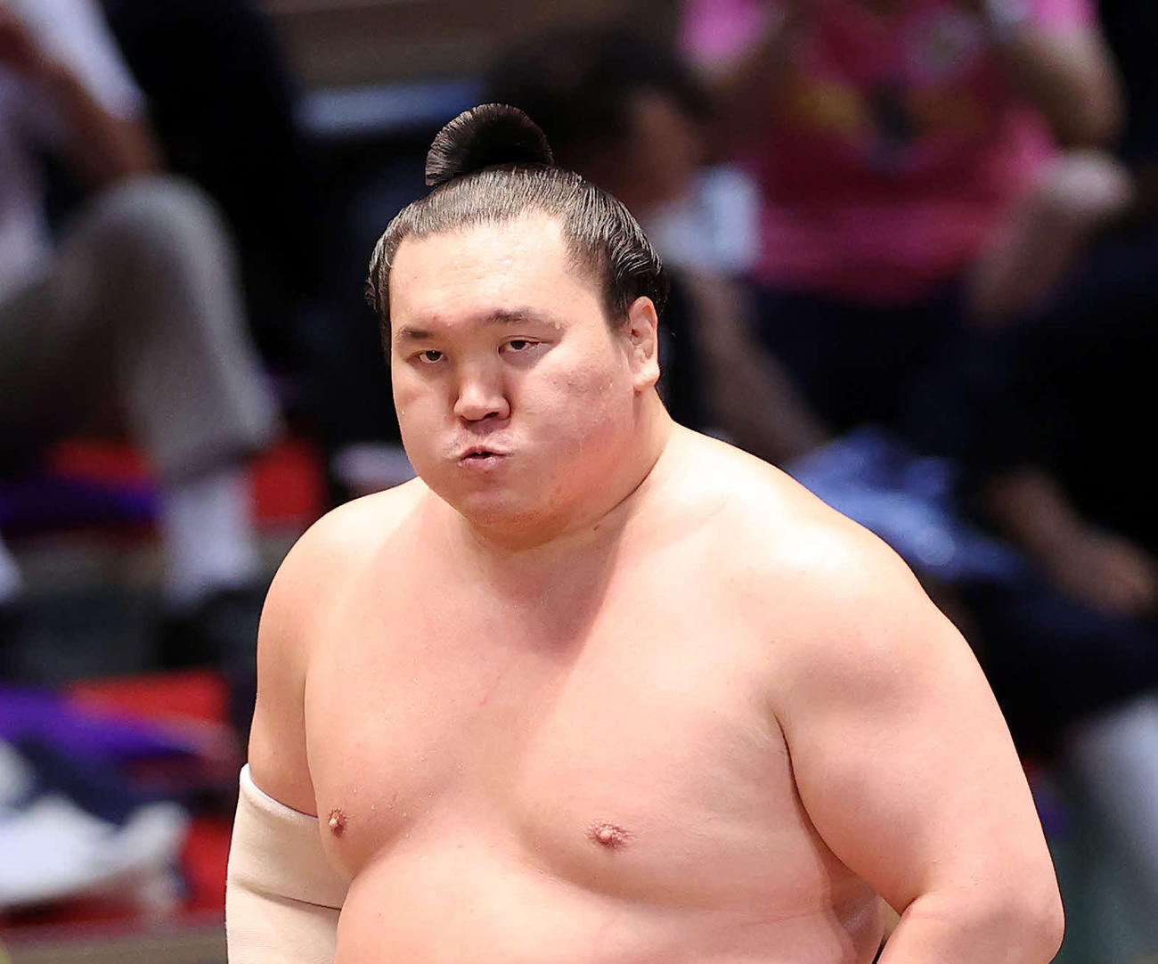 連勝の横綱白鵬（2021年7月5日撮影）