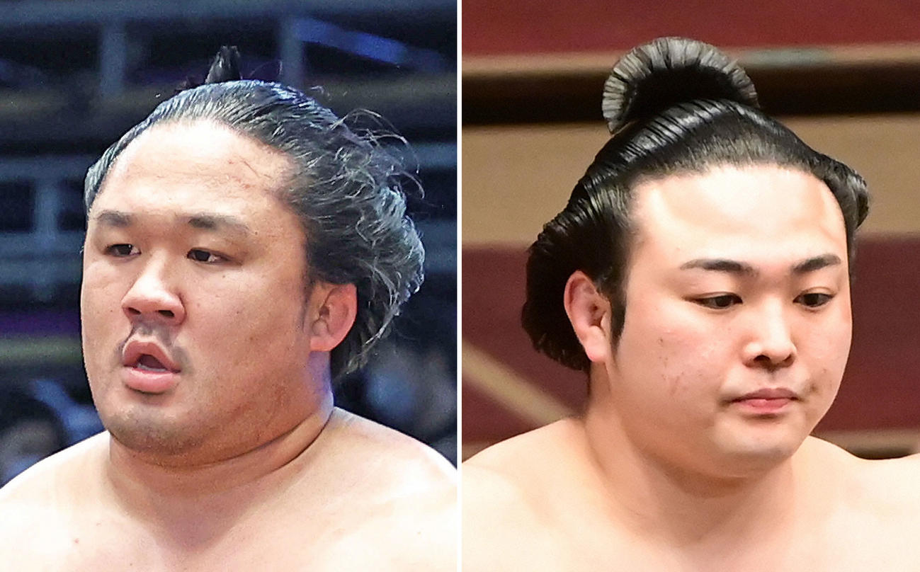 左から石浦、炎鵬