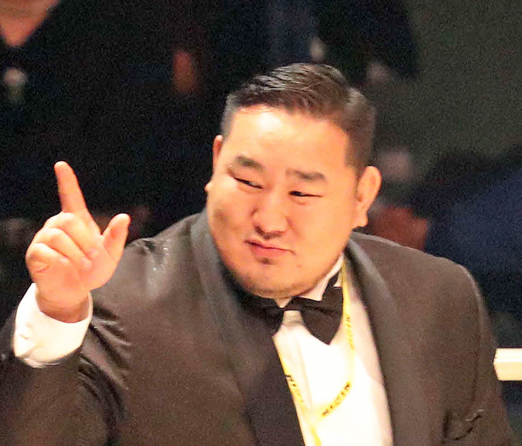 元横綱朝青龍のドルゴルスレン・ダグワドルジ氏（2017年12月29日撮影）