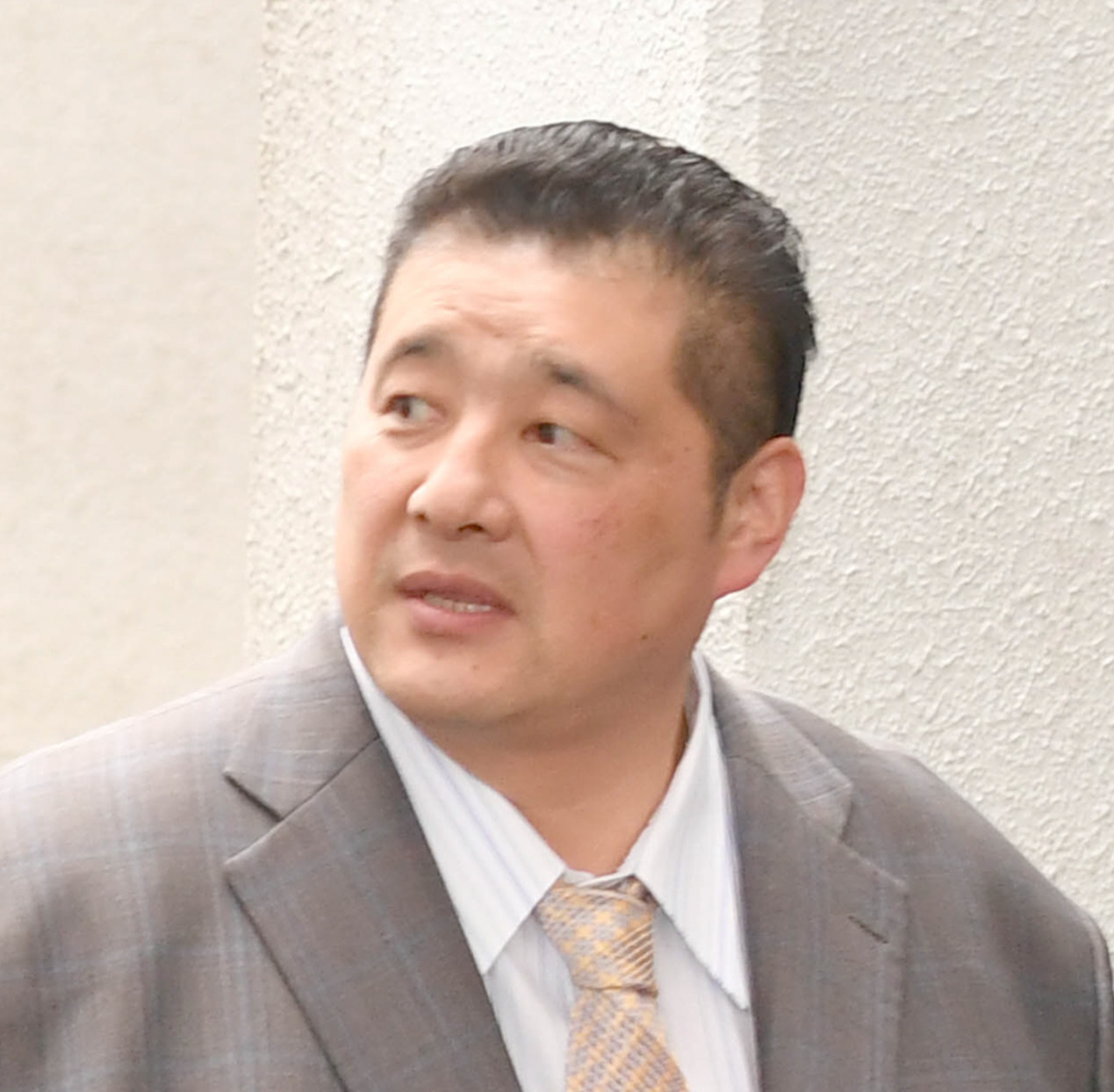 佐渡ケ嶽親方（2018年2月2日撮影）