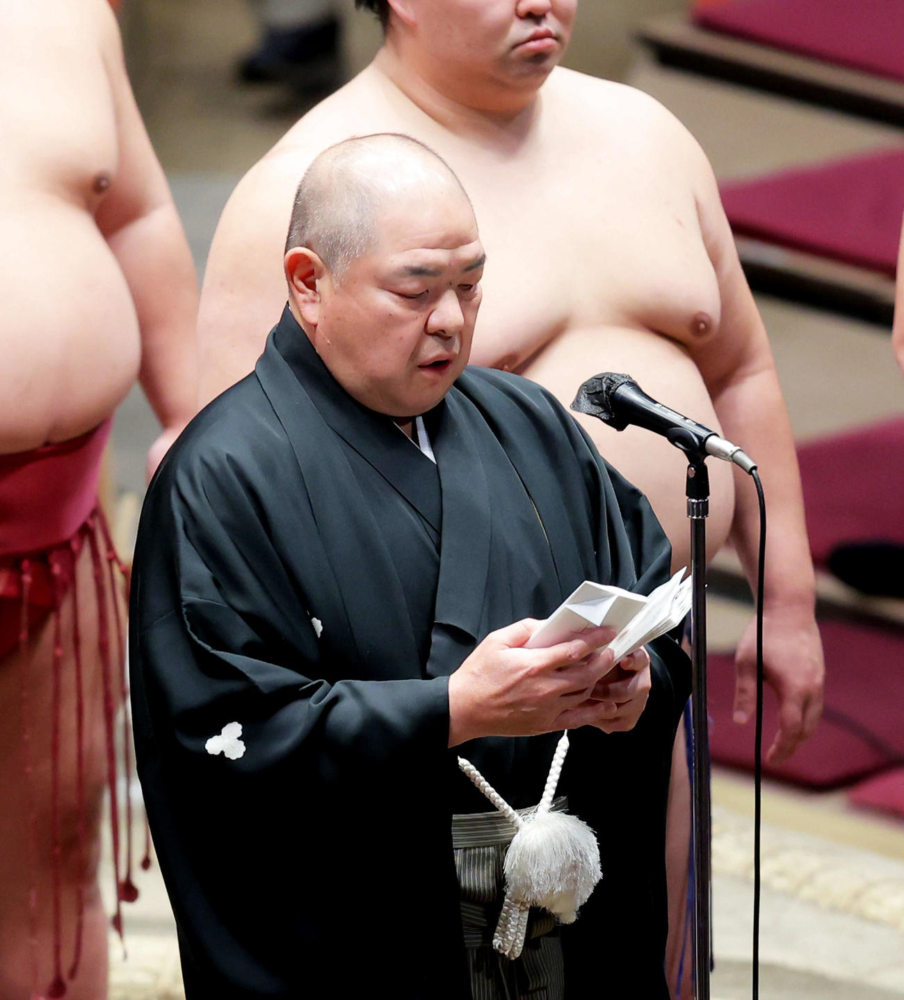 八角理事長（元横綱北勝海）（2022年1月23日撮影）